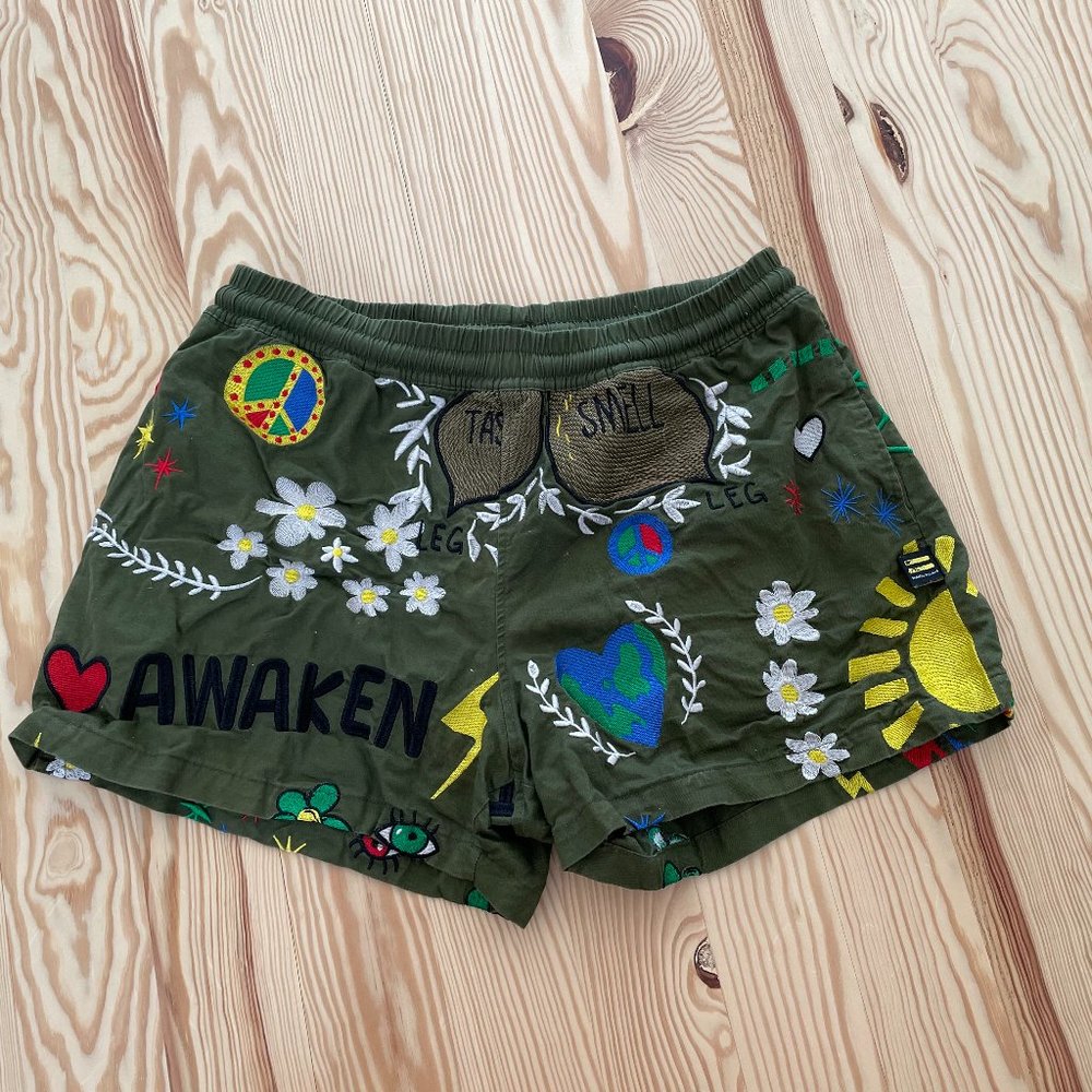 Adidas x Pharrell Williams Men Embroidered Shorts